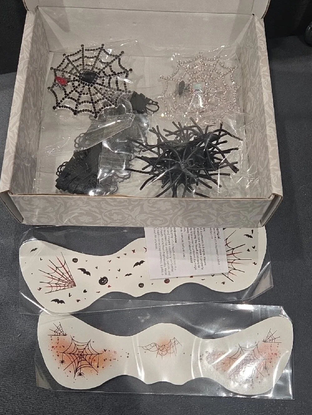 Spider Queen Halloween Costume Accessory Set